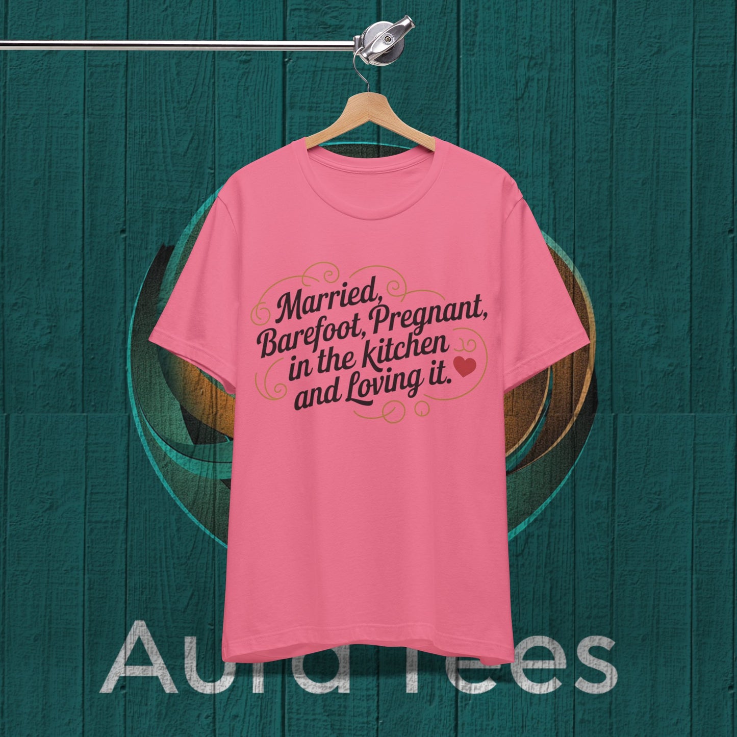 barefoot pregnant  tee