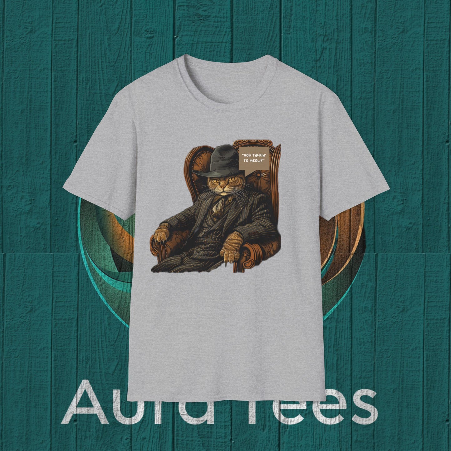 cat mafioso talkin to meow tee
