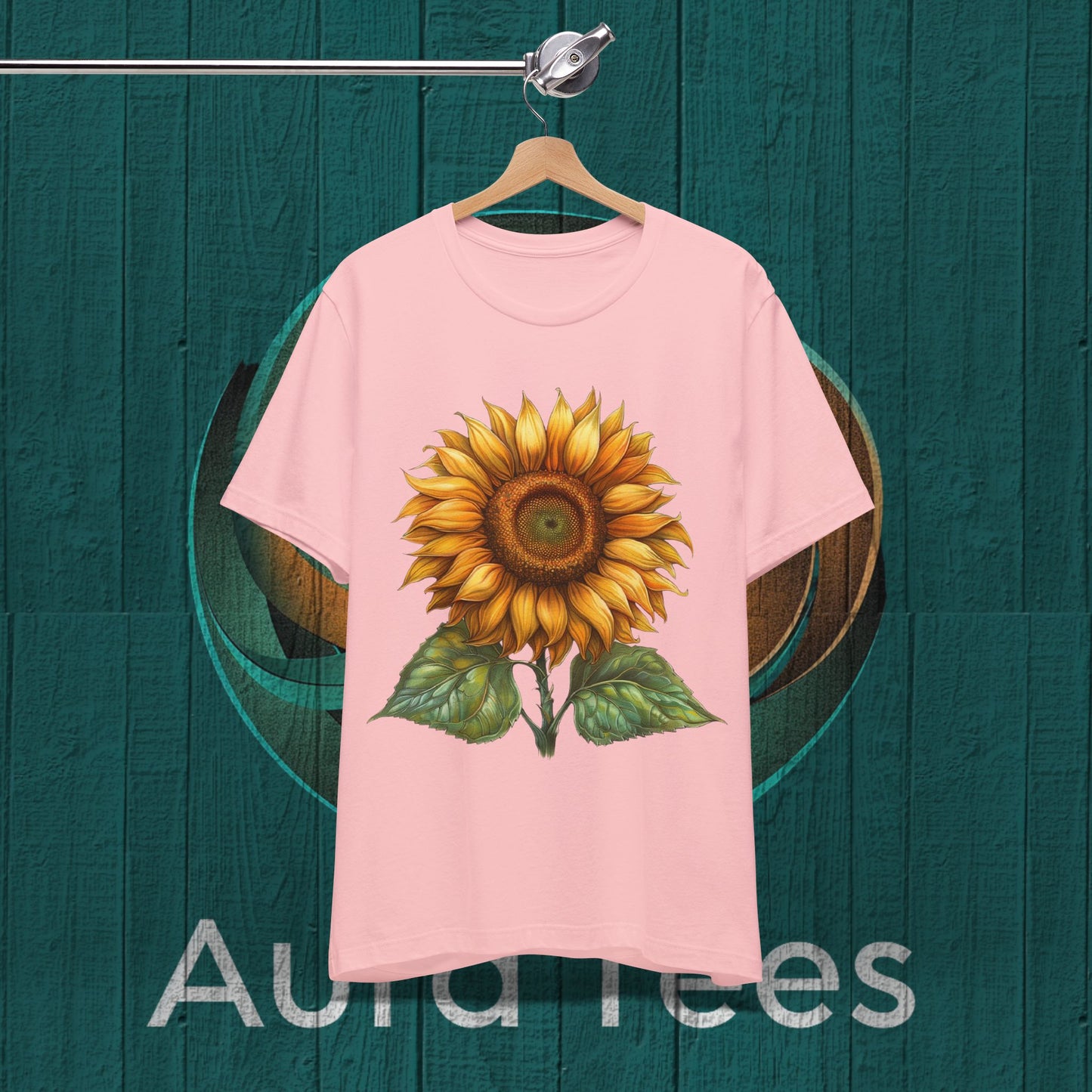 large sunflower tee