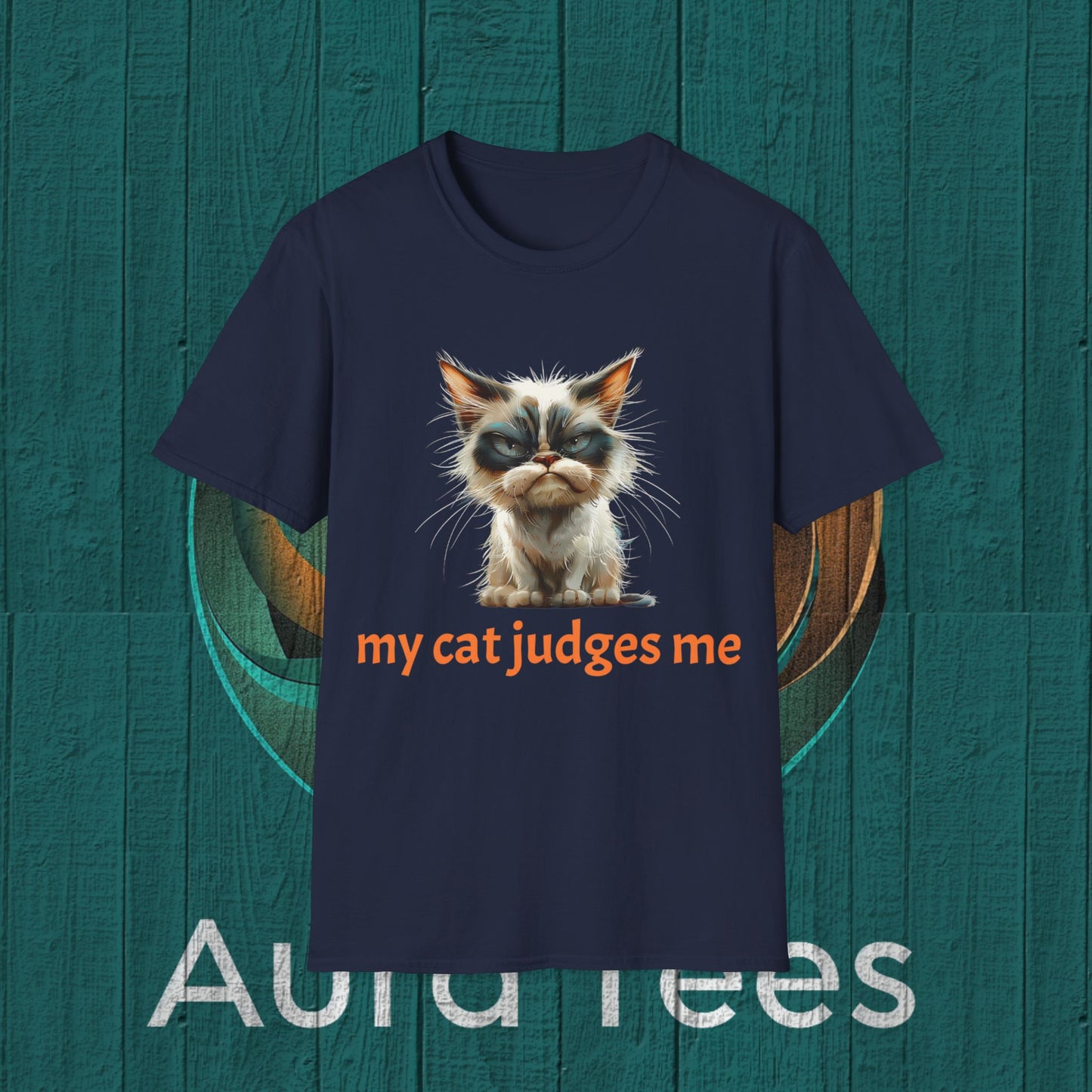 my cat judges me tee