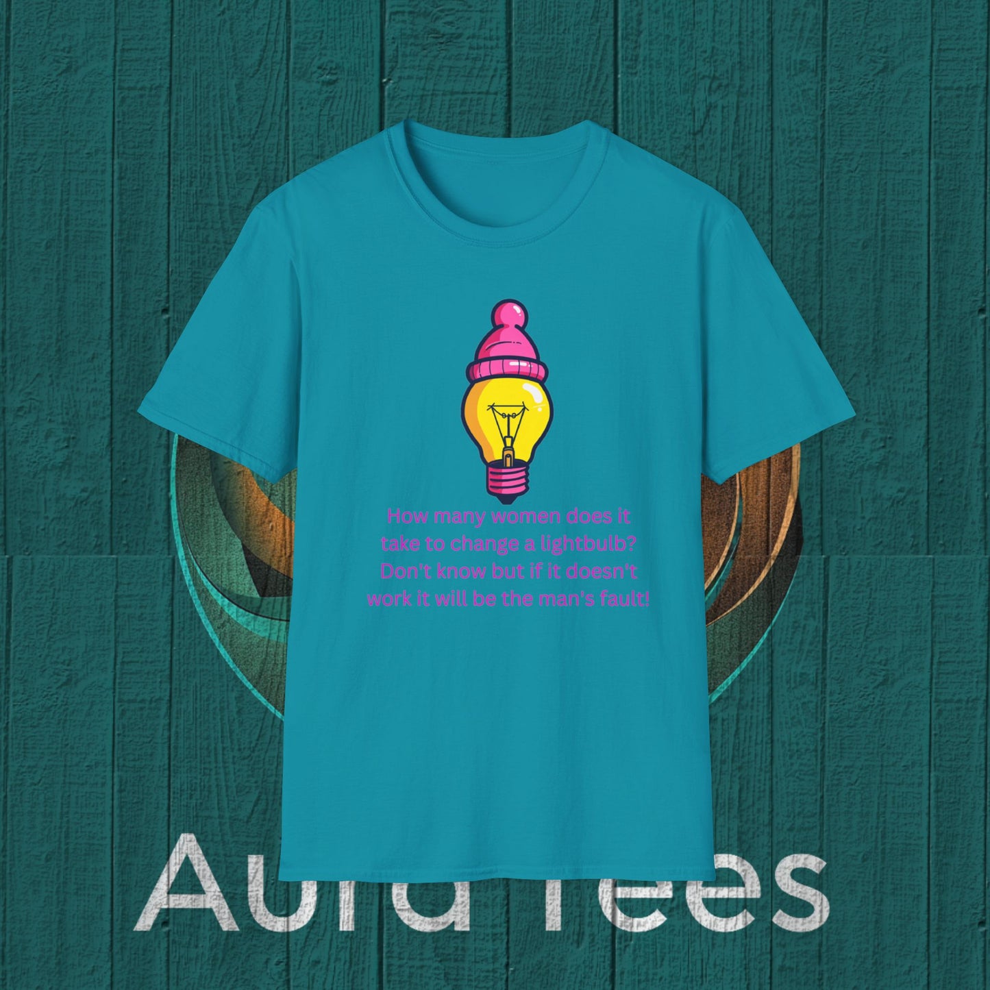 feminism light bulb tee