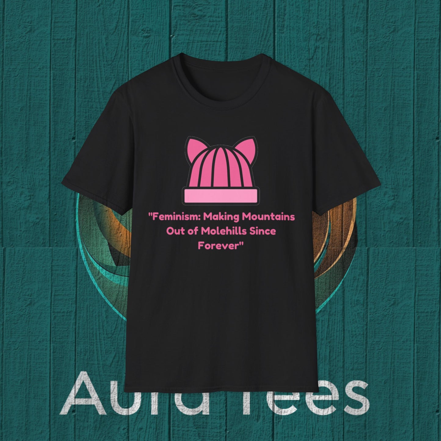 feminist mountains molehills tee