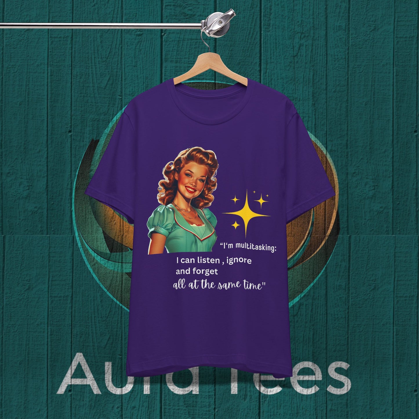 retro sarcasm multitasking tee