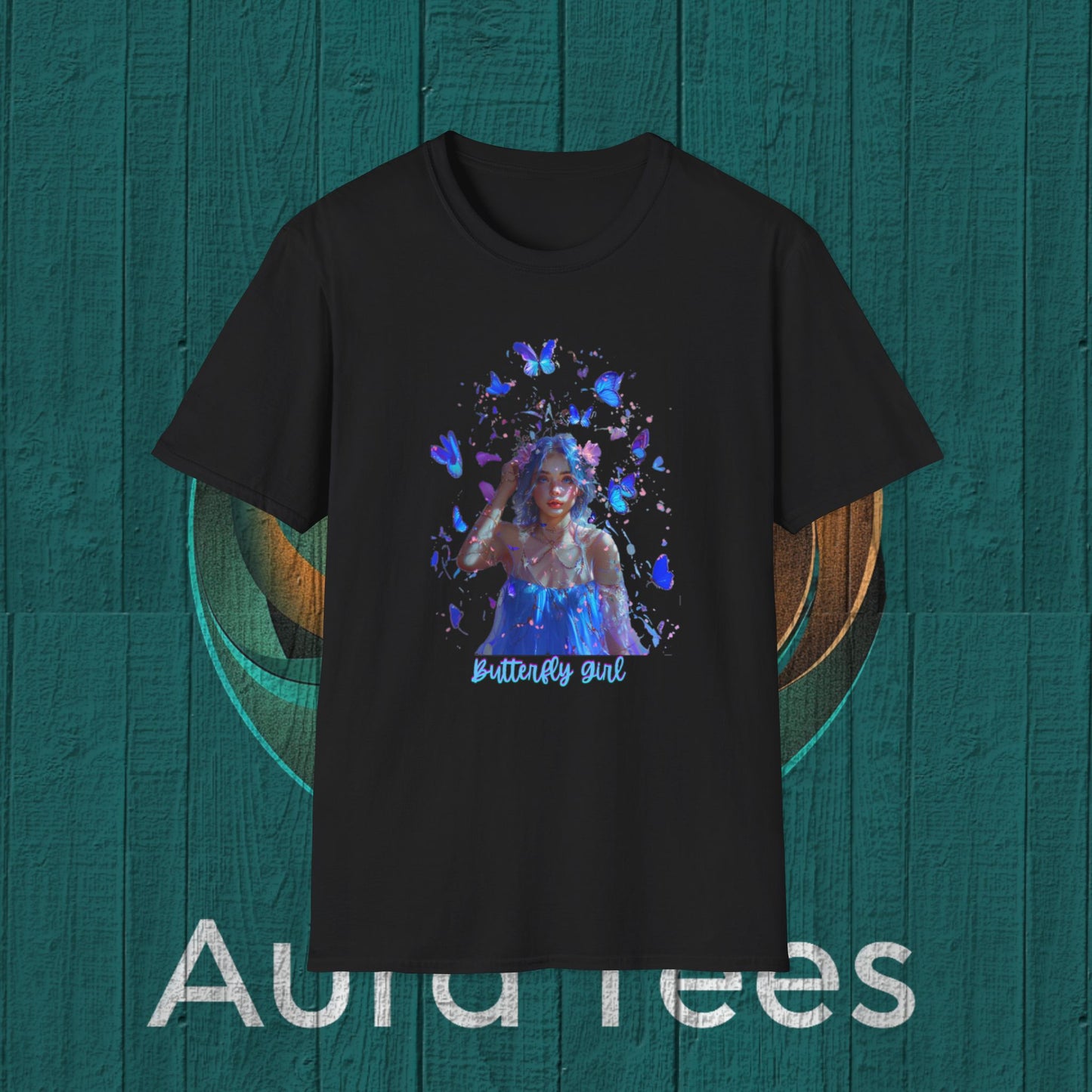 bishoujo butterfly girl tee