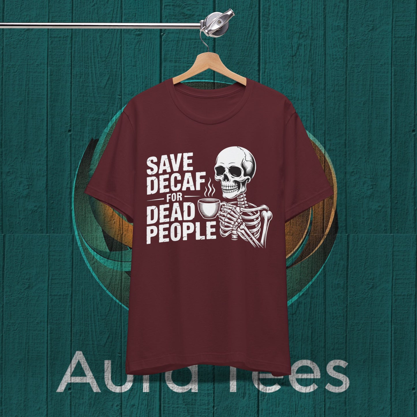 decaf dead people tee