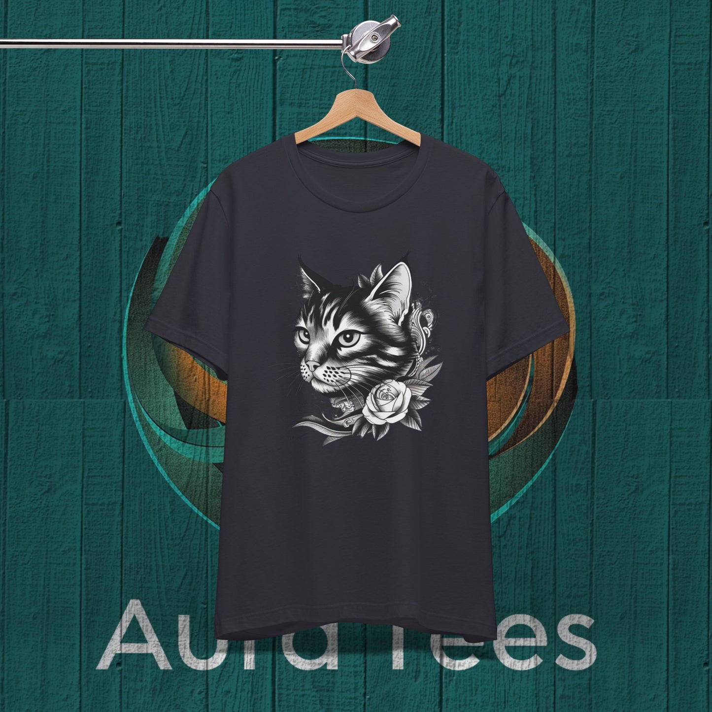 cat tattoo tee