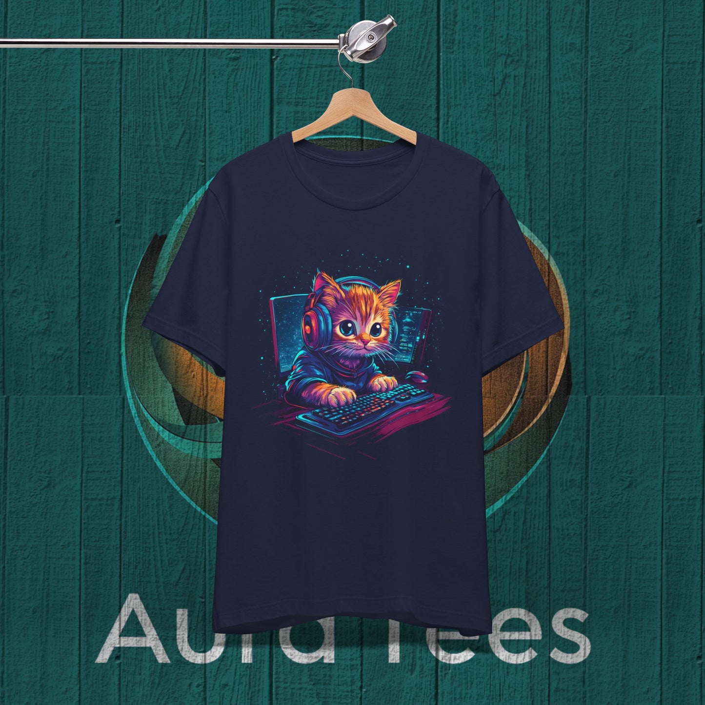 Cat gamer tee