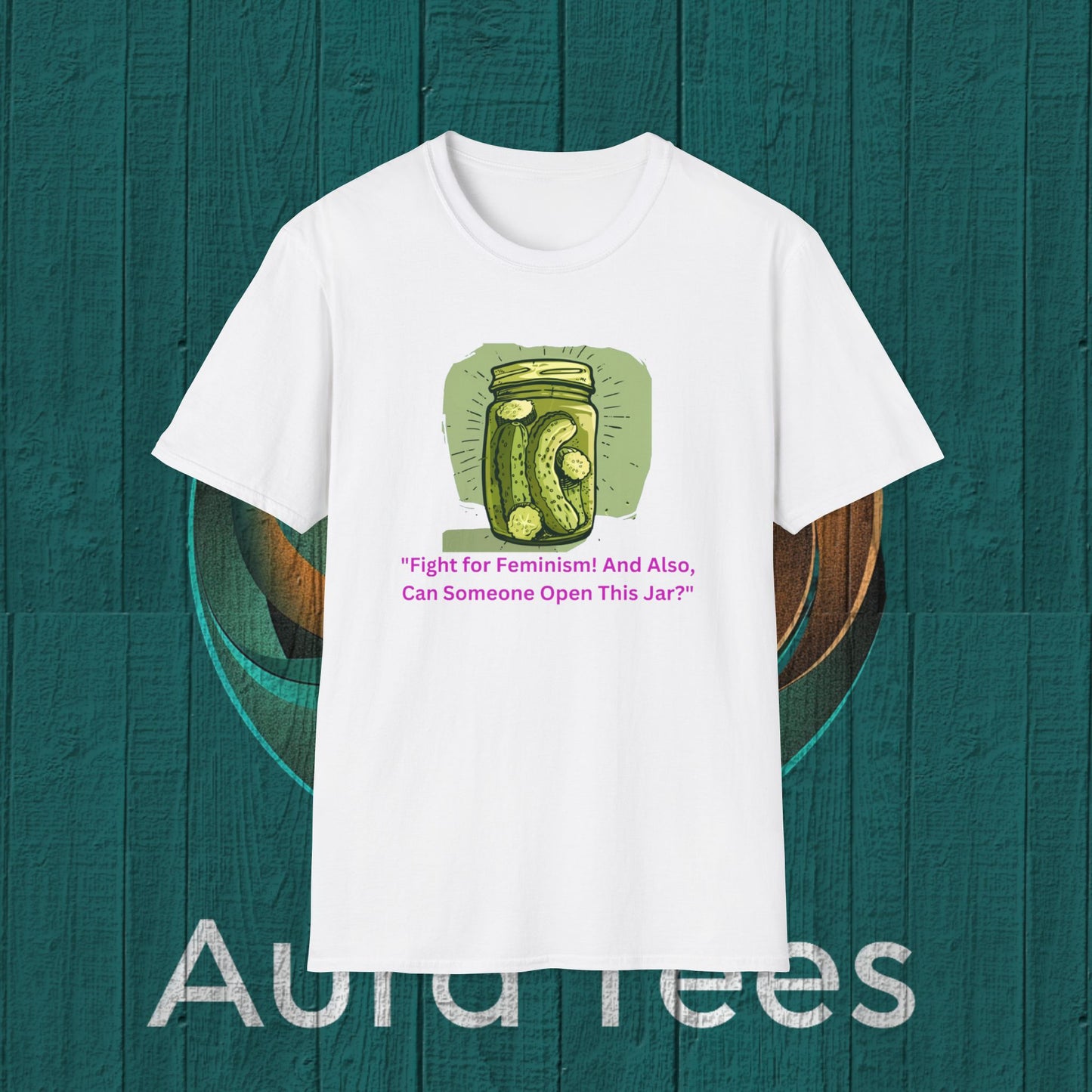feminism pickle jar tee