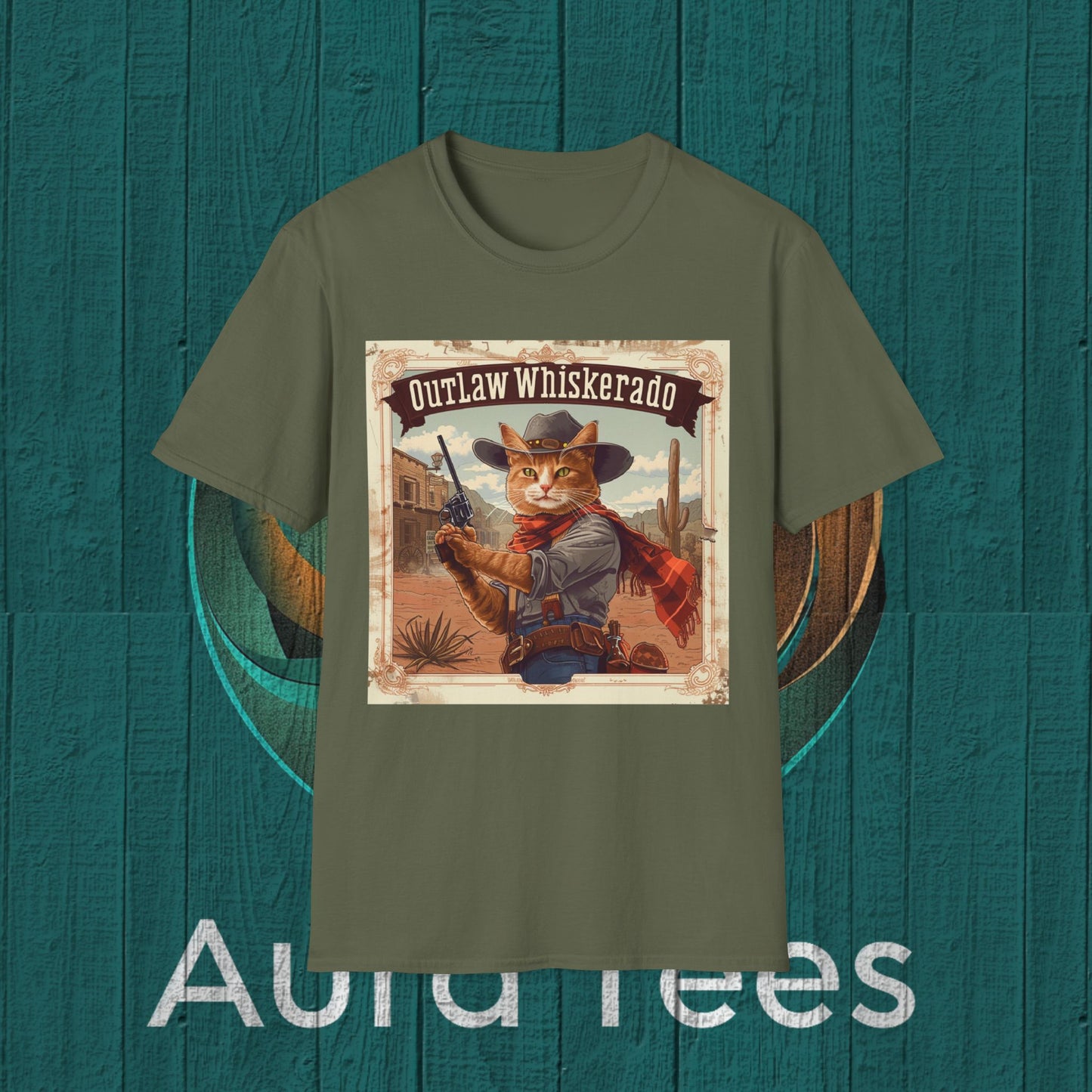 outlaw whiskerado tee