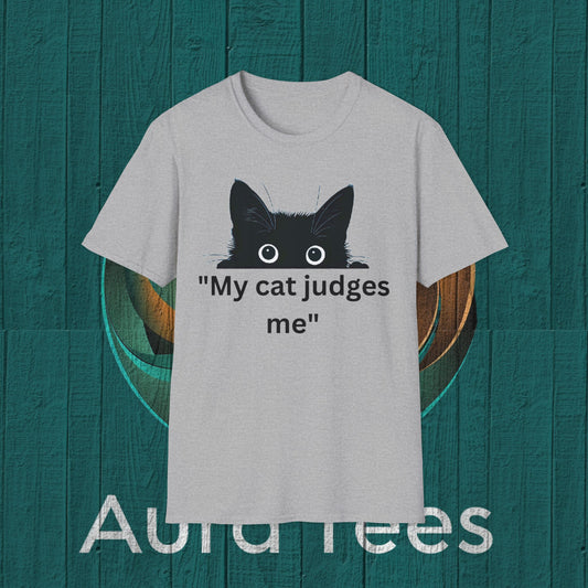 my cat judges me tee