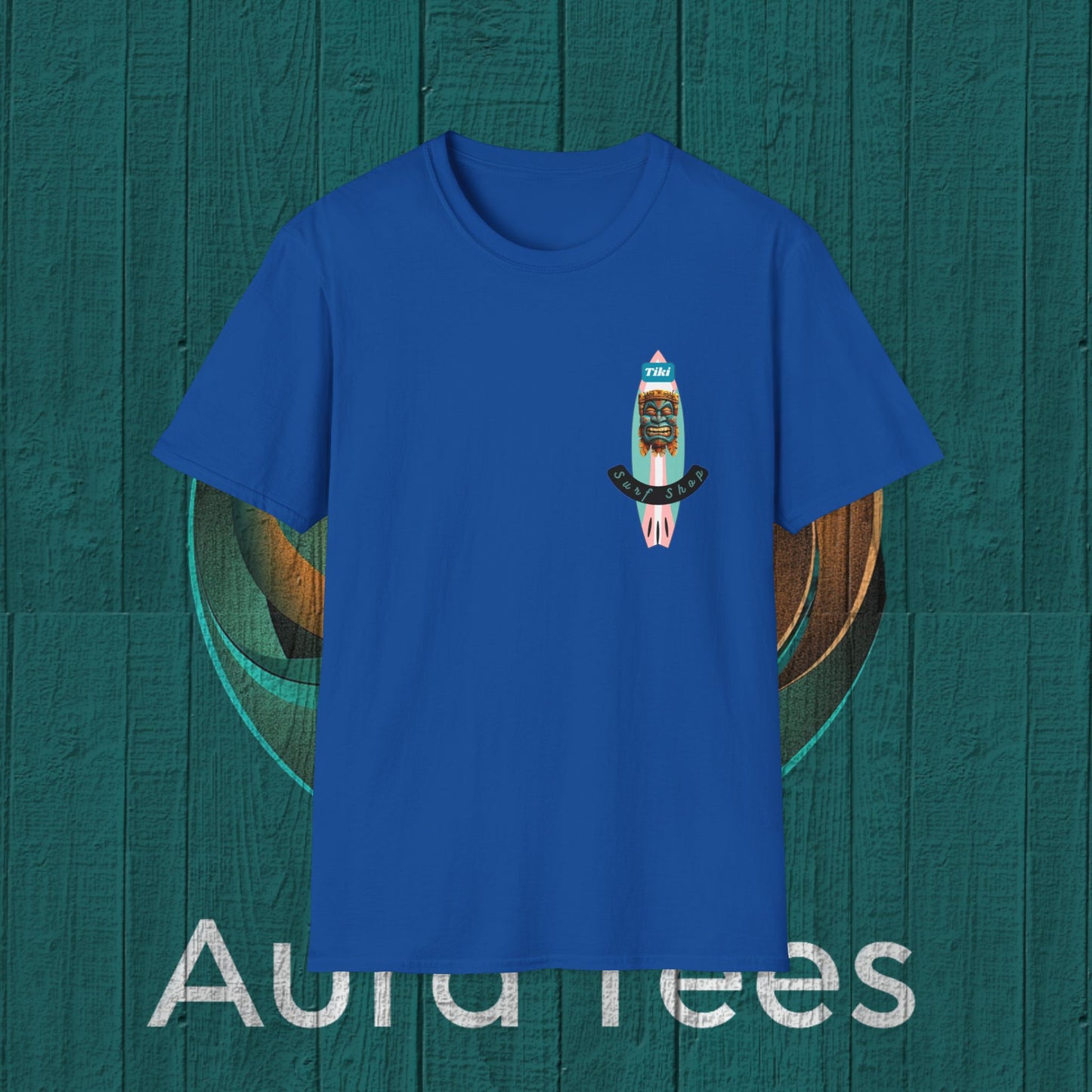tiki surf shop board tee