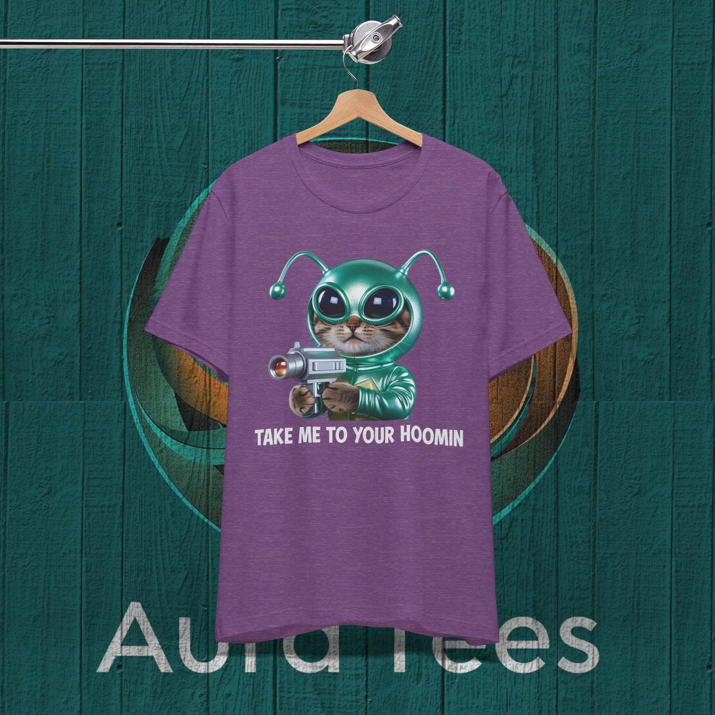 alien cat tee