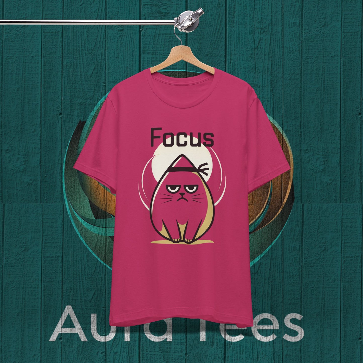 focus karate cat tee
