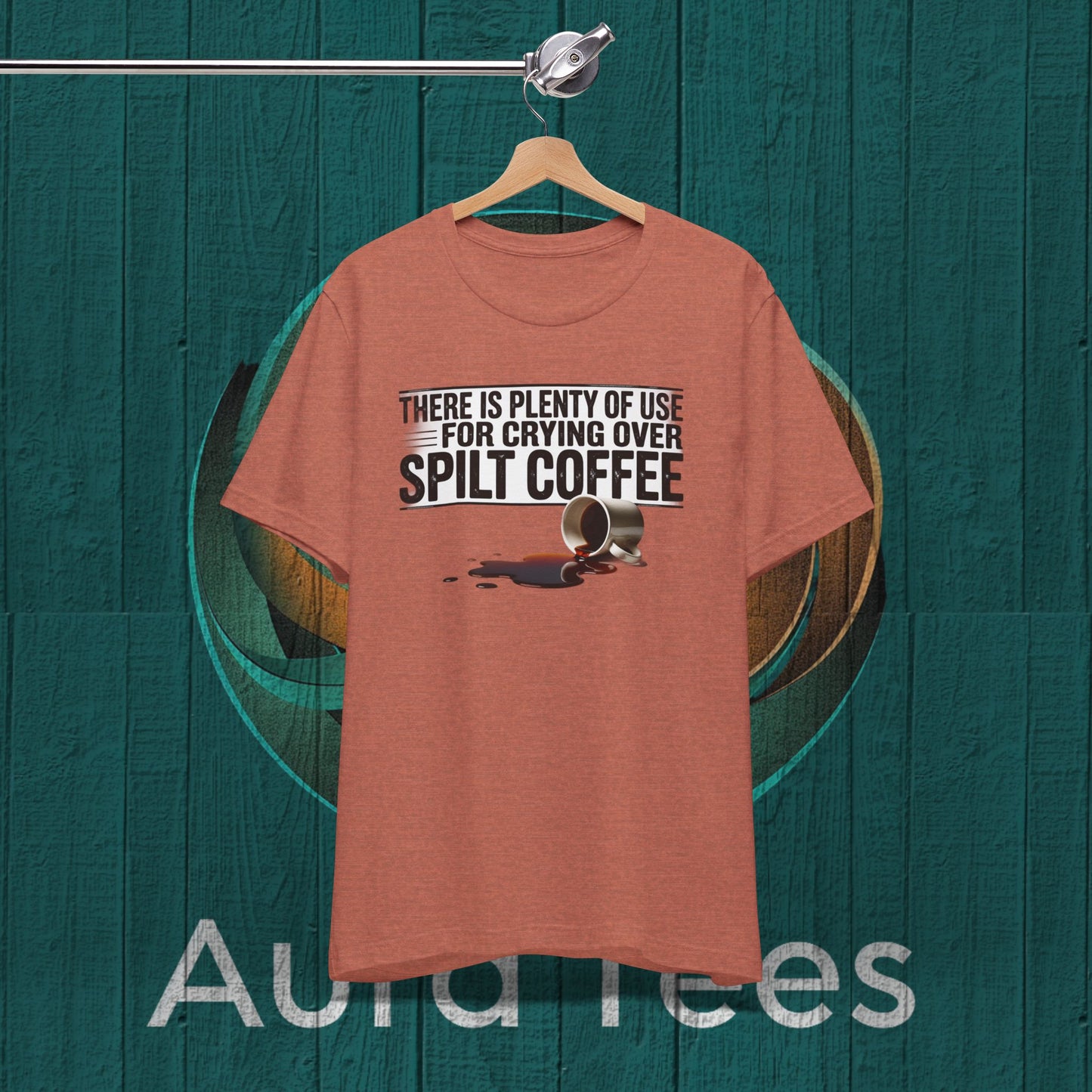 spilt coffee tee