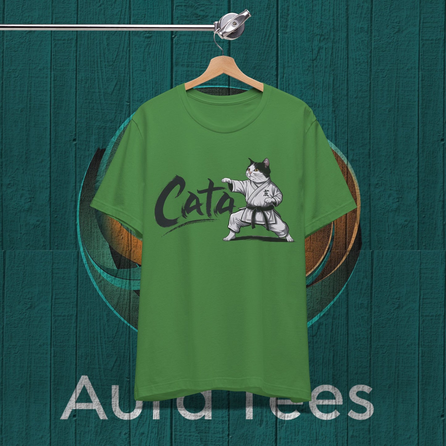 cata cat karate spoof tee