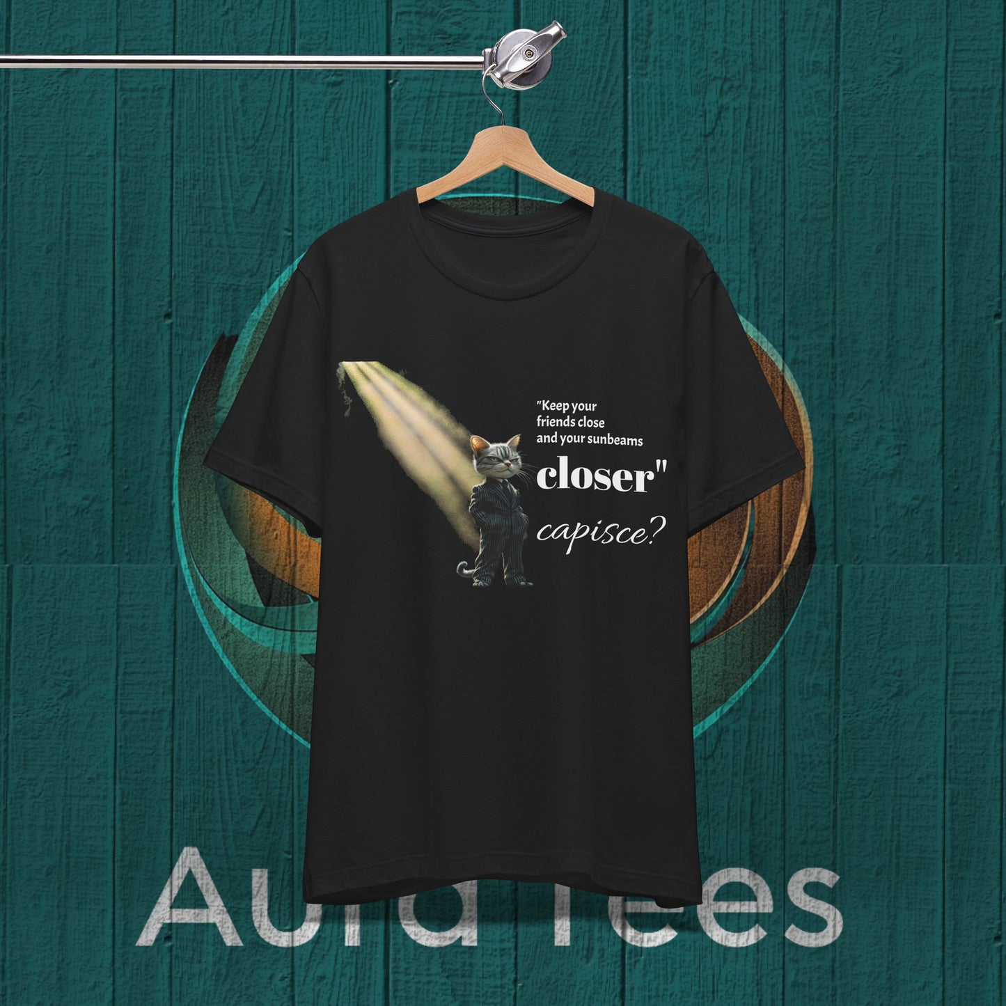 cat mafioso sunbeam tee