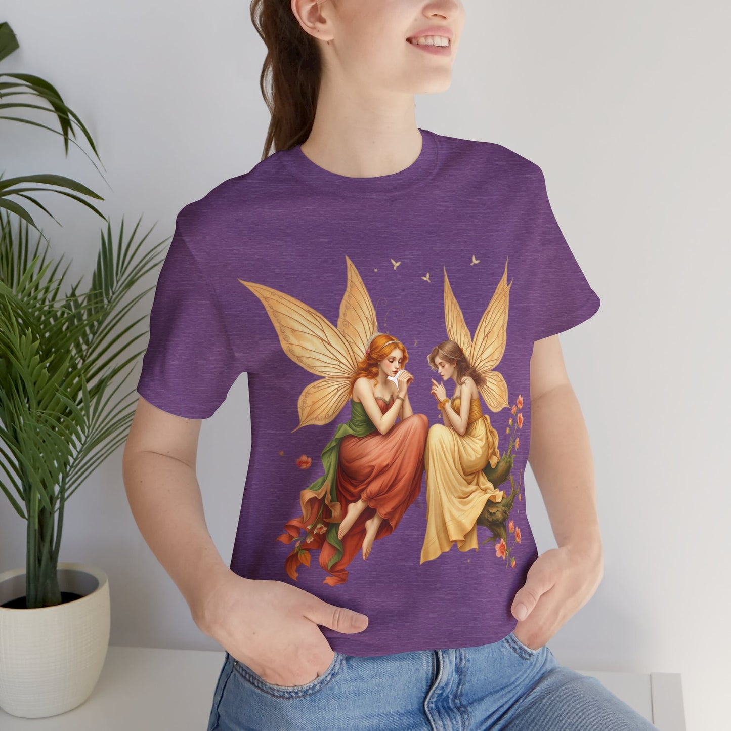 vintage mucha fairie tee