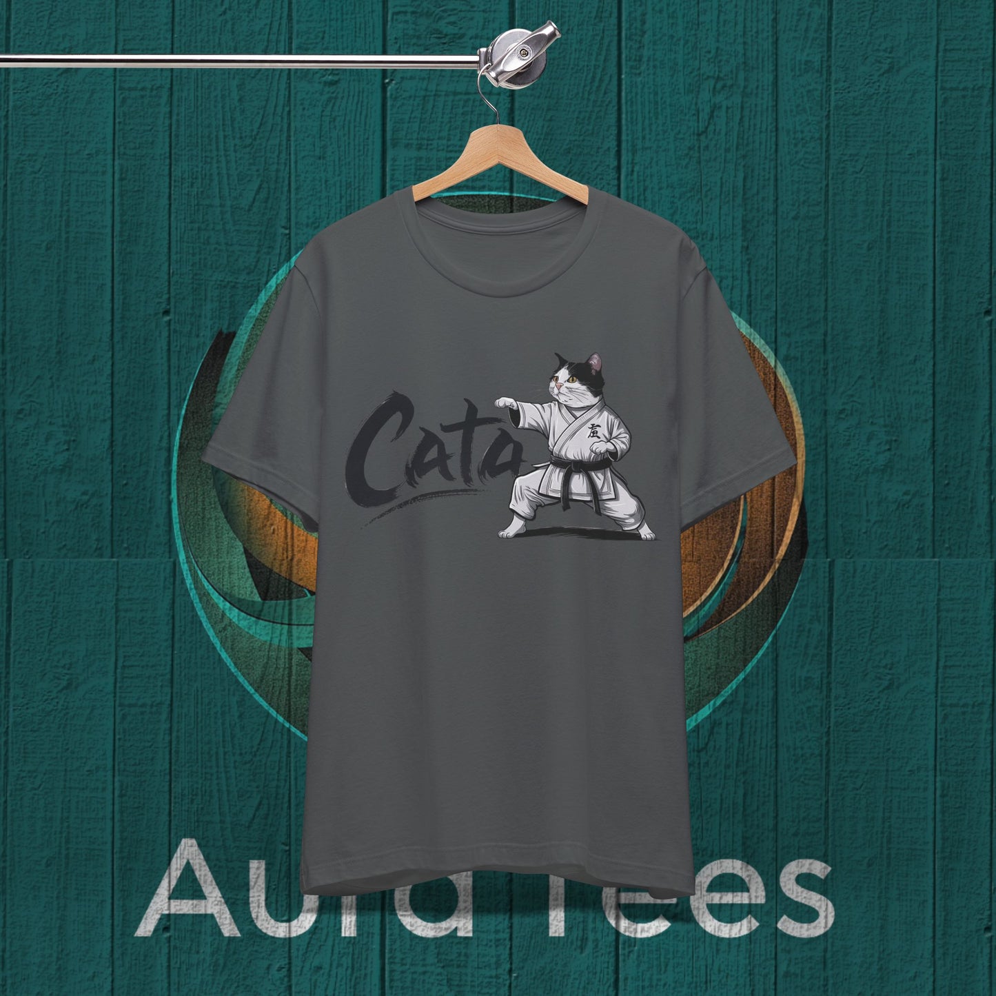 cata cat karate spoof tee
