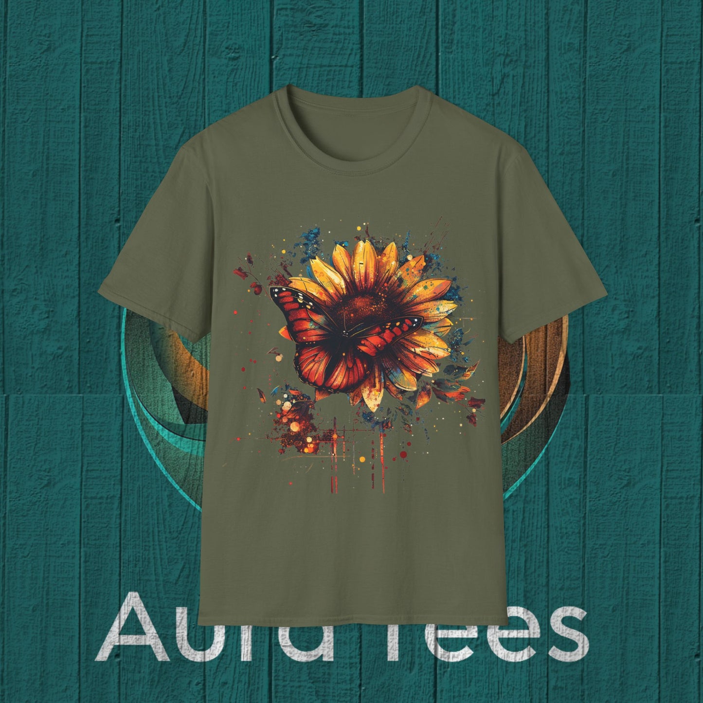 butterfly spatter tee