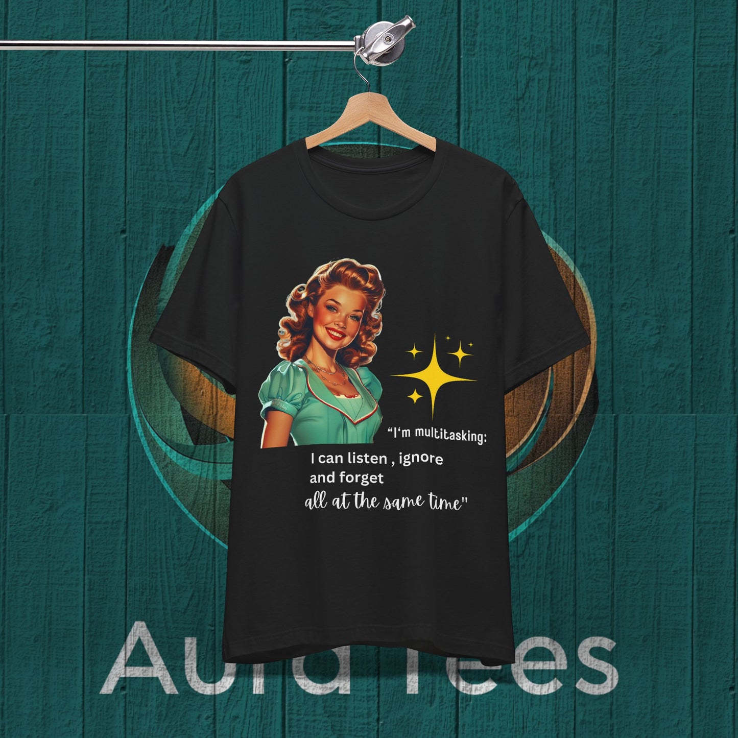 retro sarcasm multitasking tee