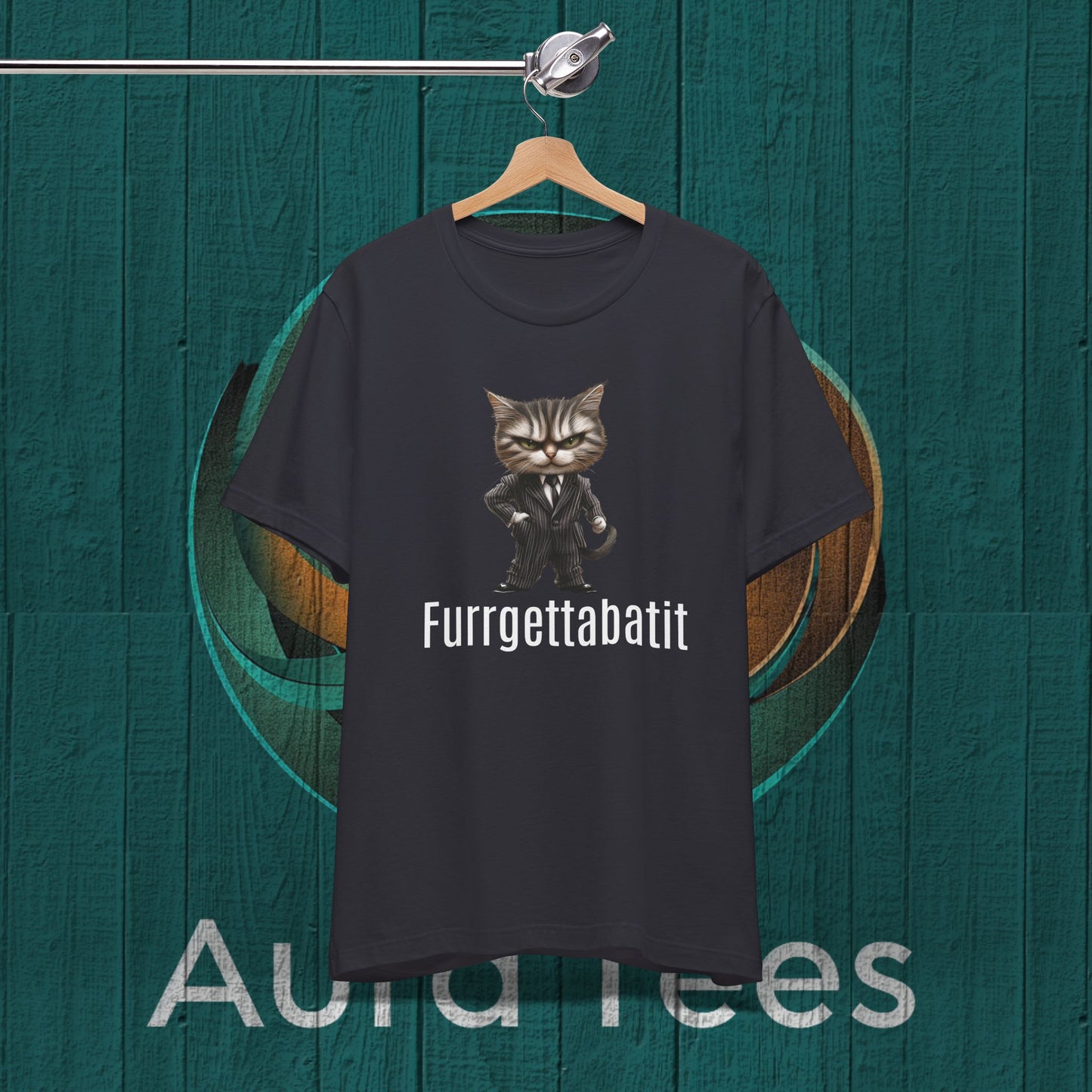 cat mafioso furget about it tee