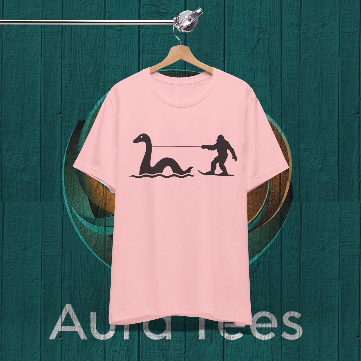 Bigfoot loch ness skii tee