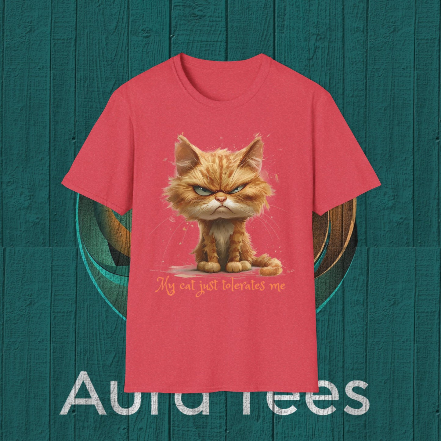 my cat just tolerates me tee