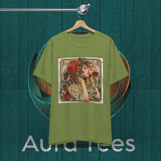 mucha paper quill beauty tee