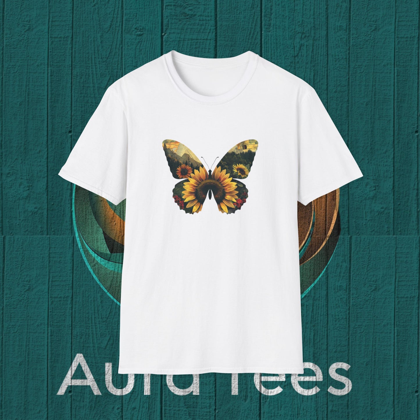 butterfly double exposure tee