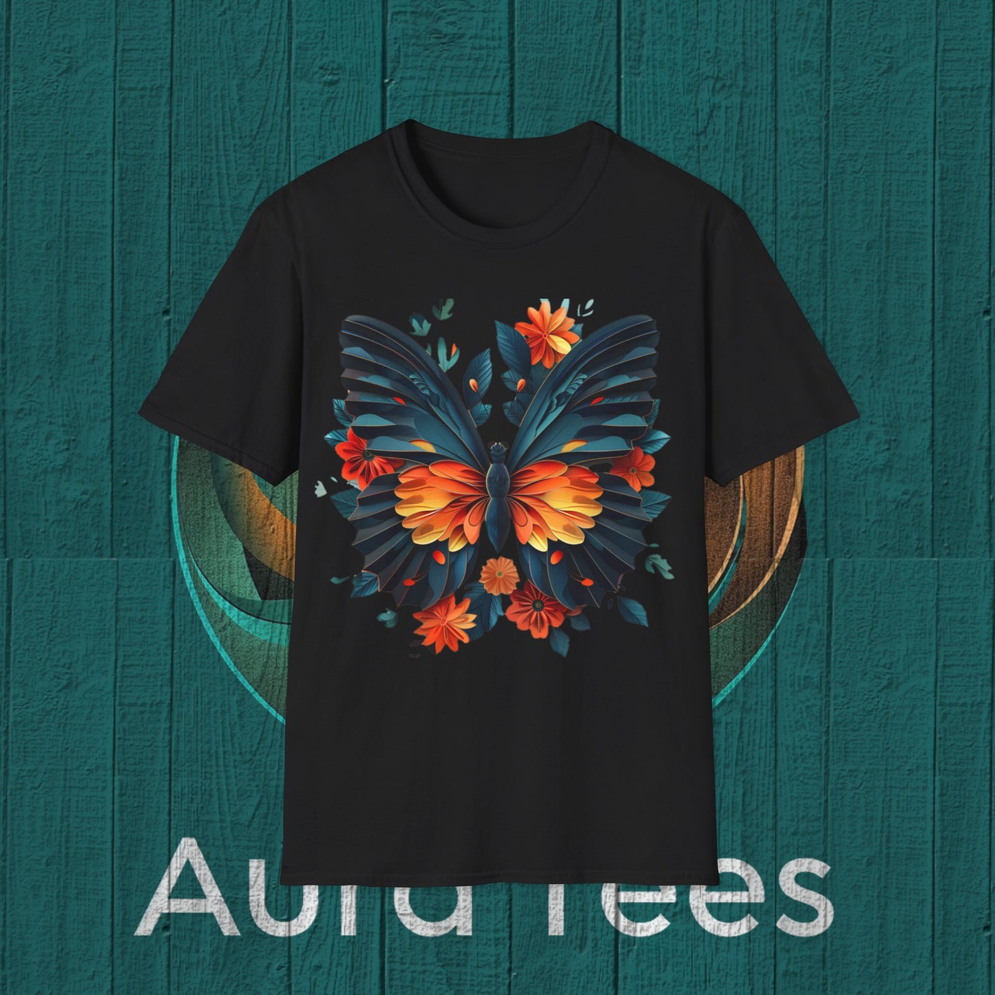 paper quill butterfly tee
