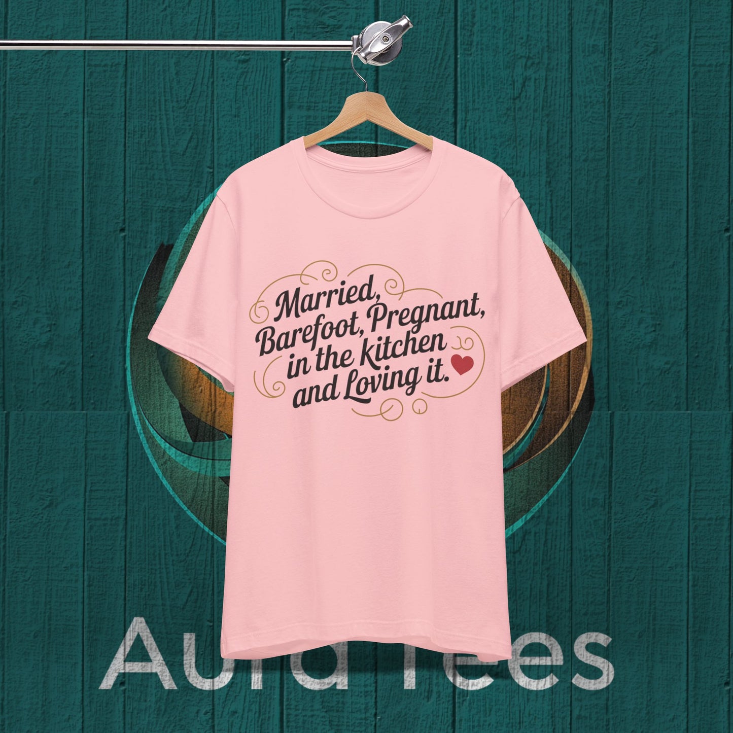barefoot pregnant  tee