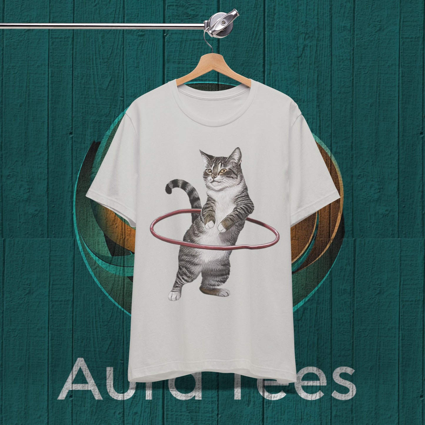 cat hula hoop tee