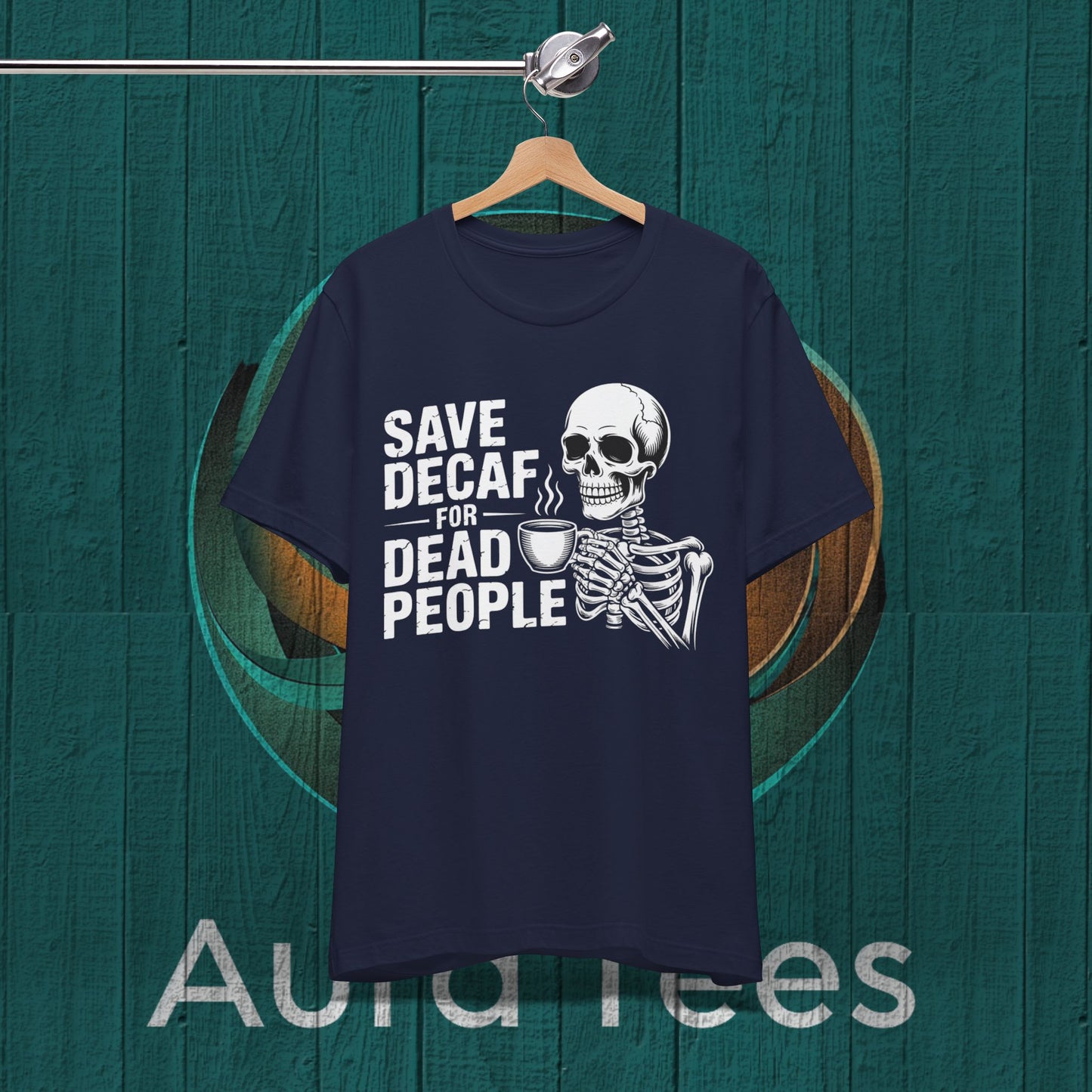 decaf dead people tee