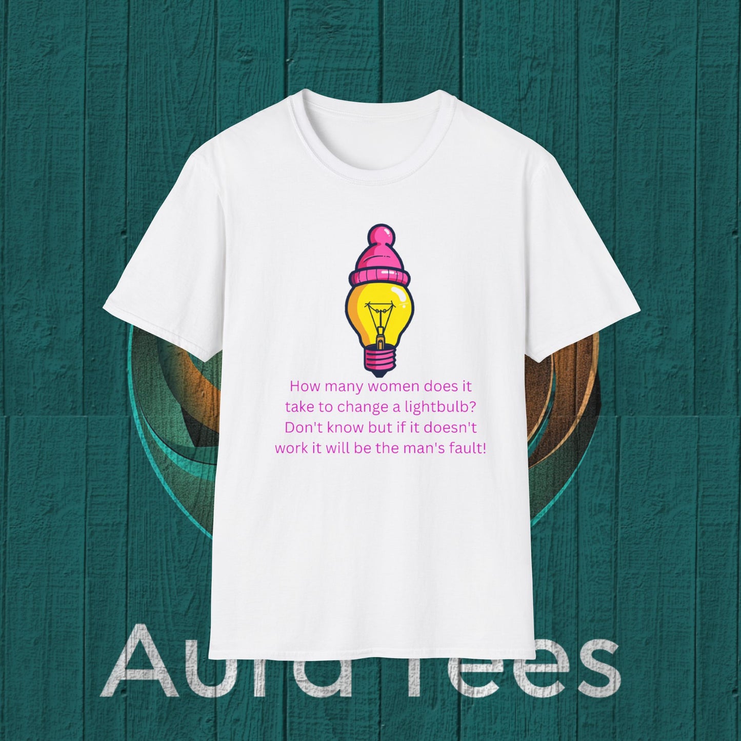 feminism light bulb tee