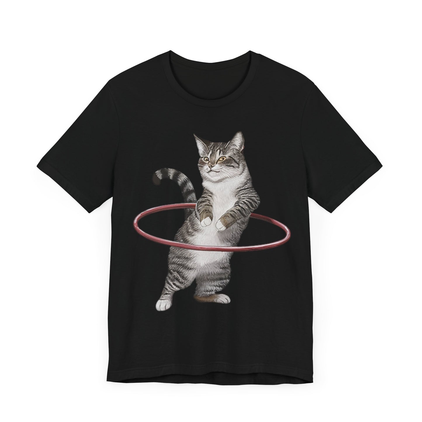 cat hula hoop tee