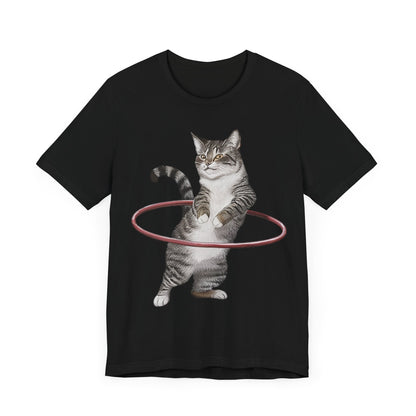 cat hula hoop tee