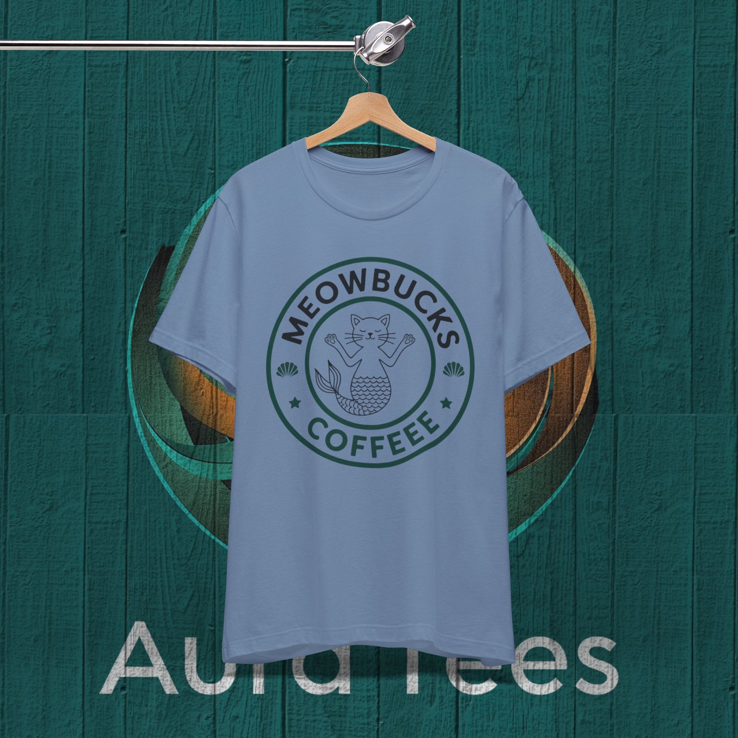 meowbucks coffee tee