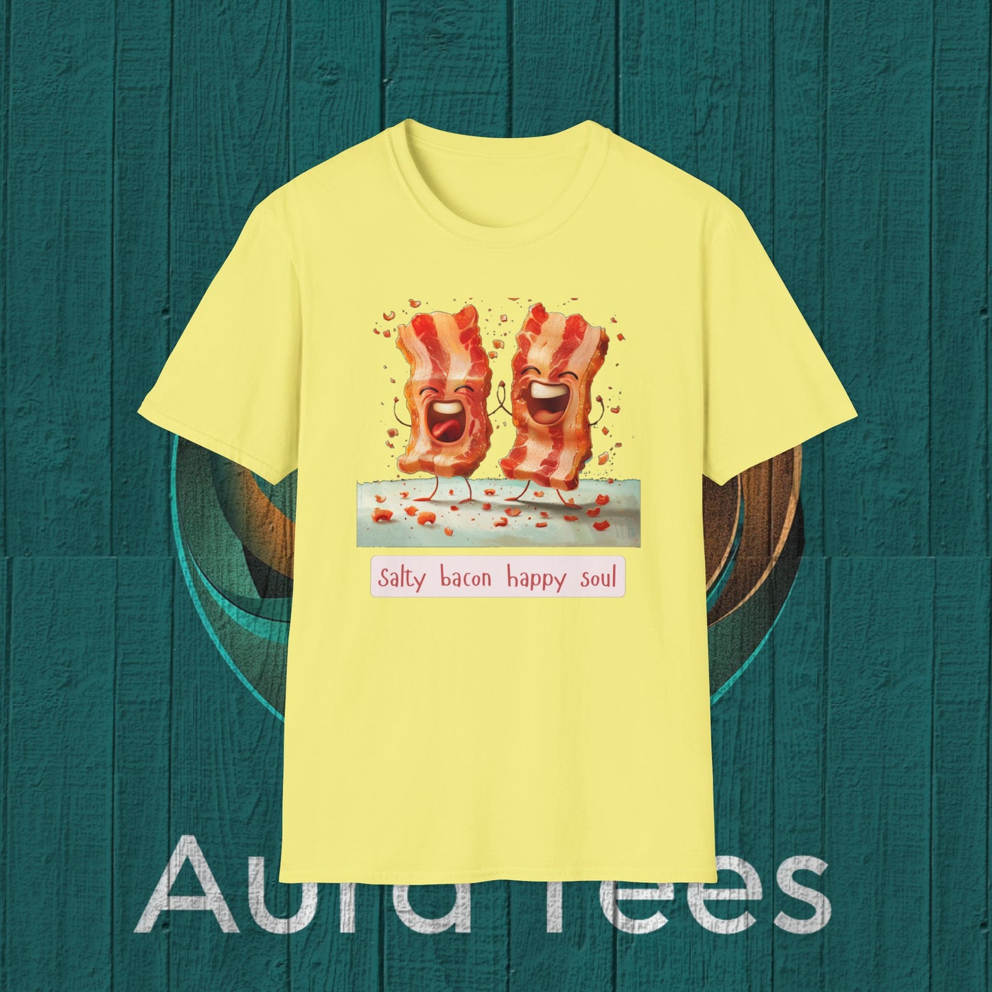 salty bacon humour tee