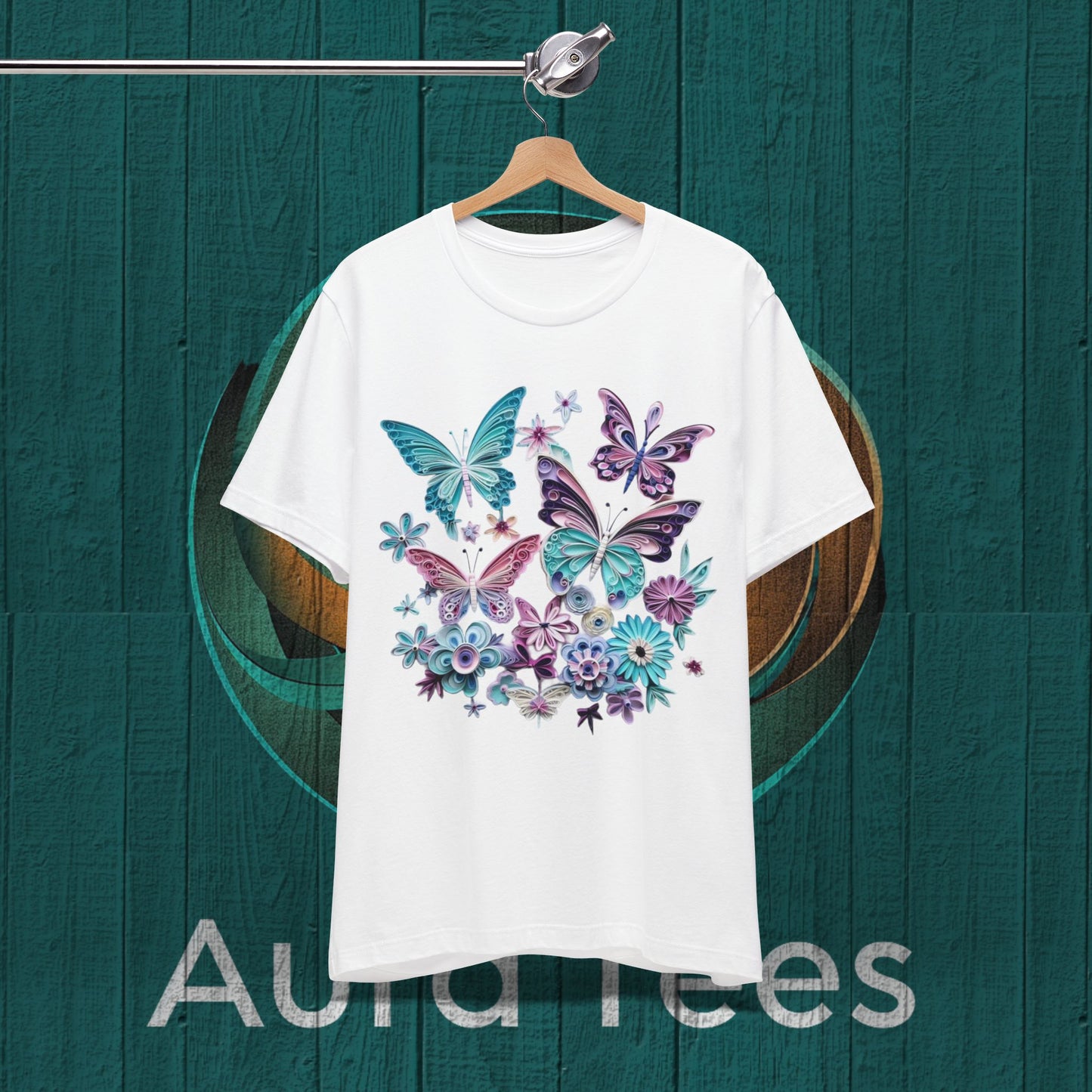 paper quill butterfly tee