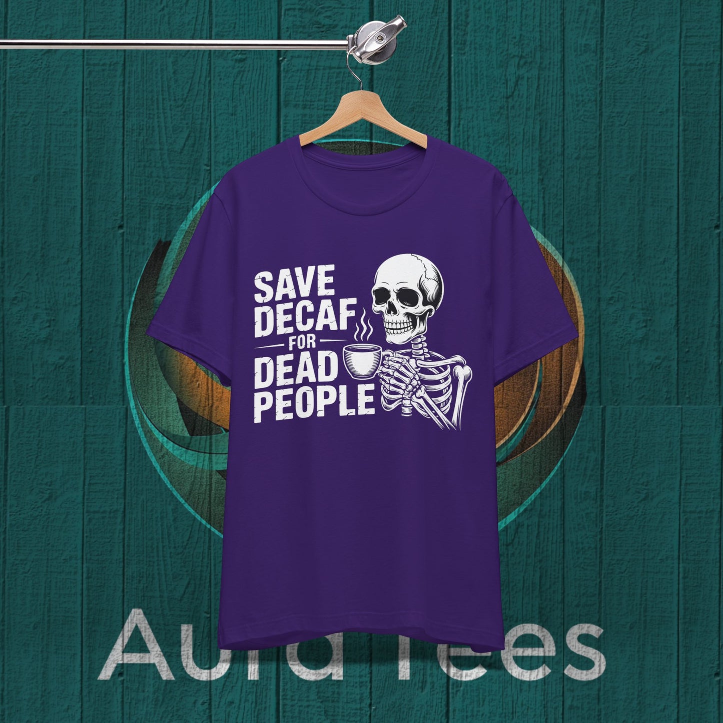 decaf dead people tee