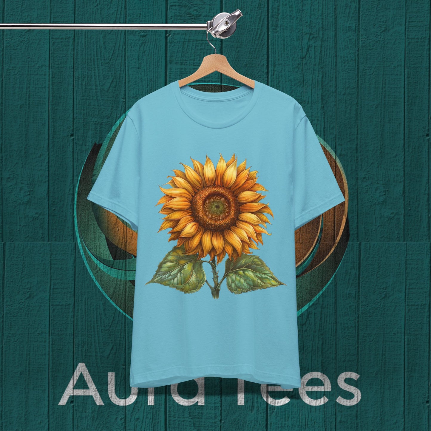 large sunflower tee