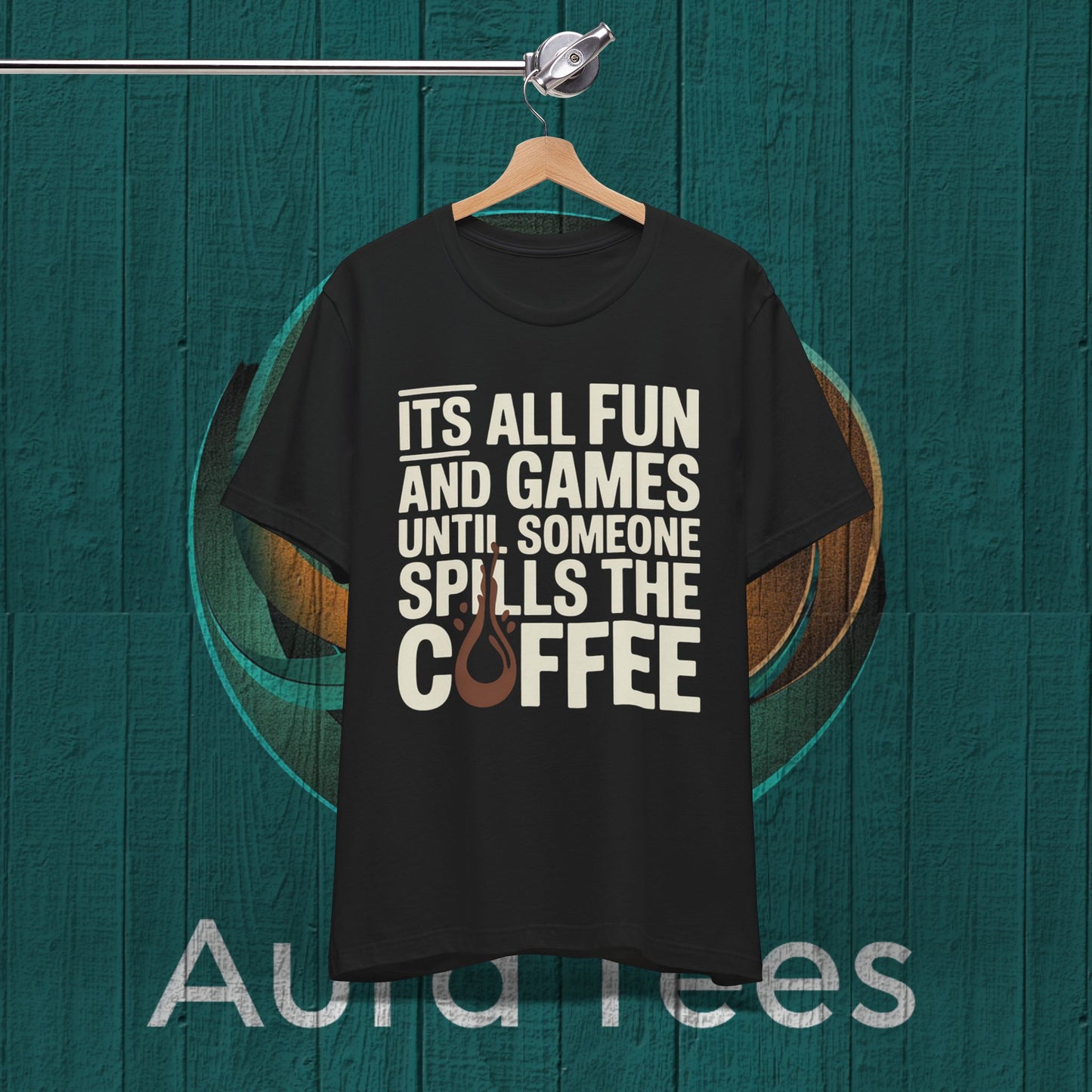 fun and games coffee tee