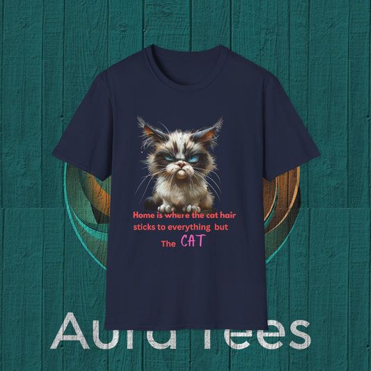 cat hair tee