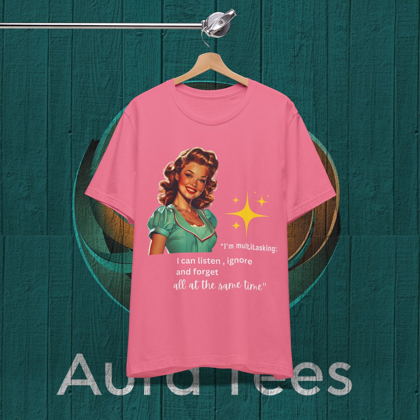 retro sarcasm multitasking tee