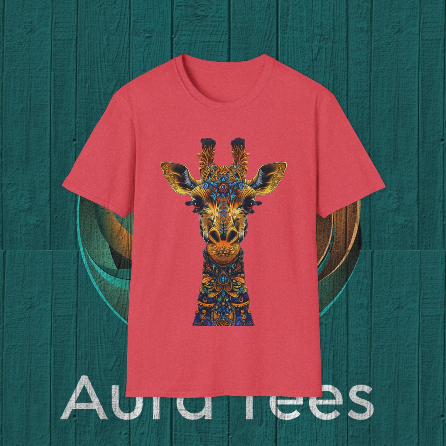 giraffe design tee