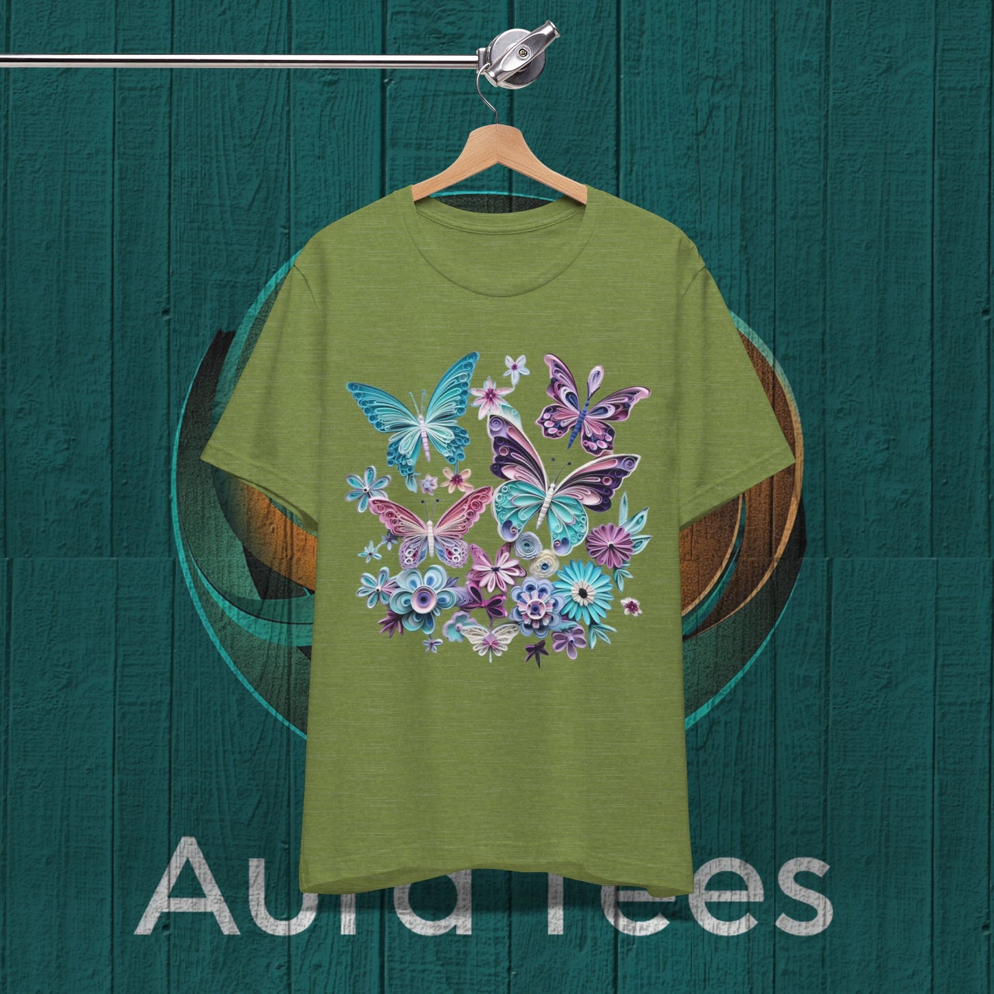 paper quill butterfly tee