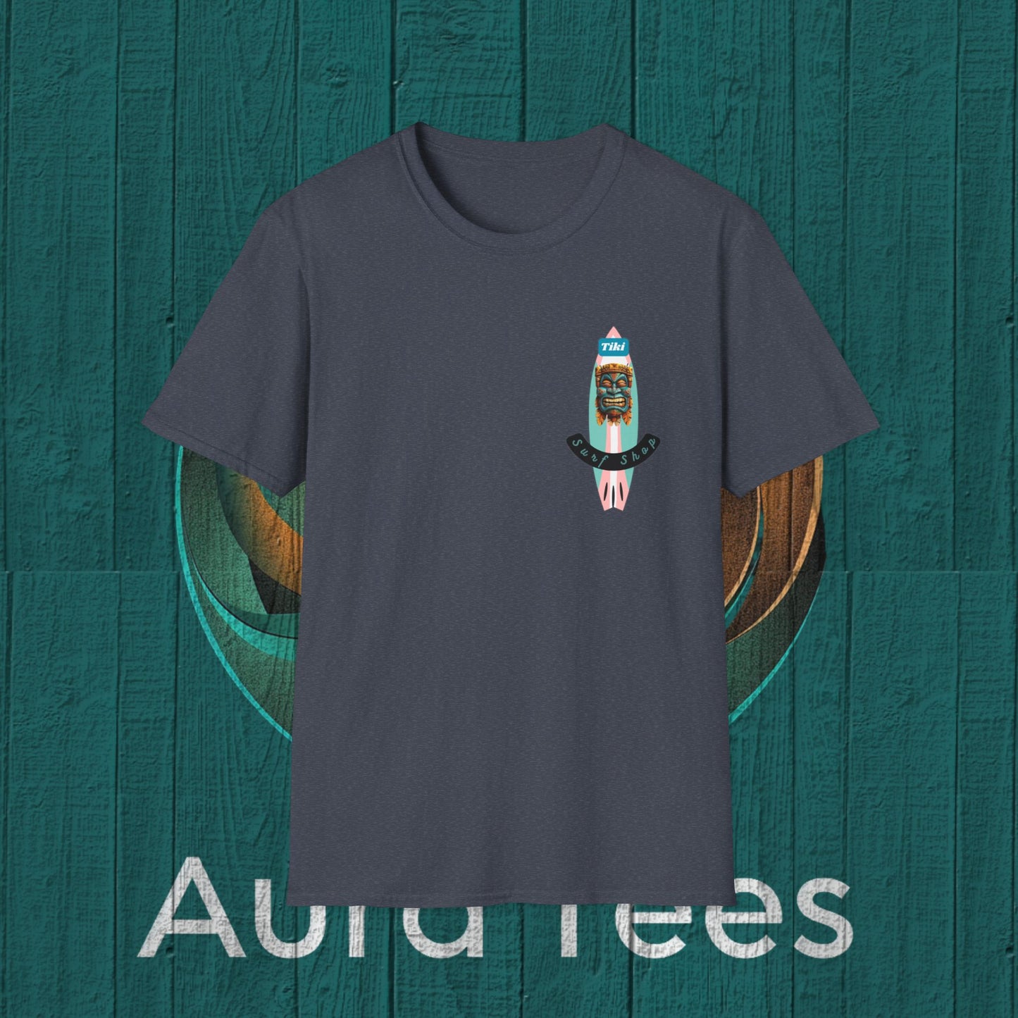 tiki surf shop board tee