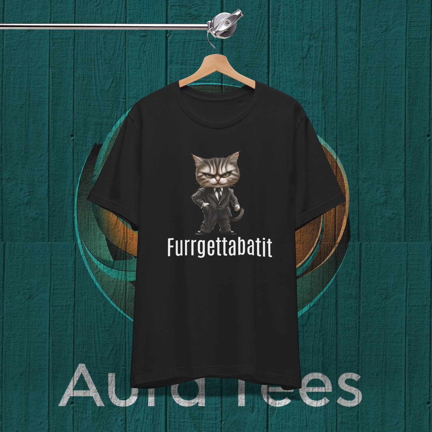 cat mafioso furget about it tee