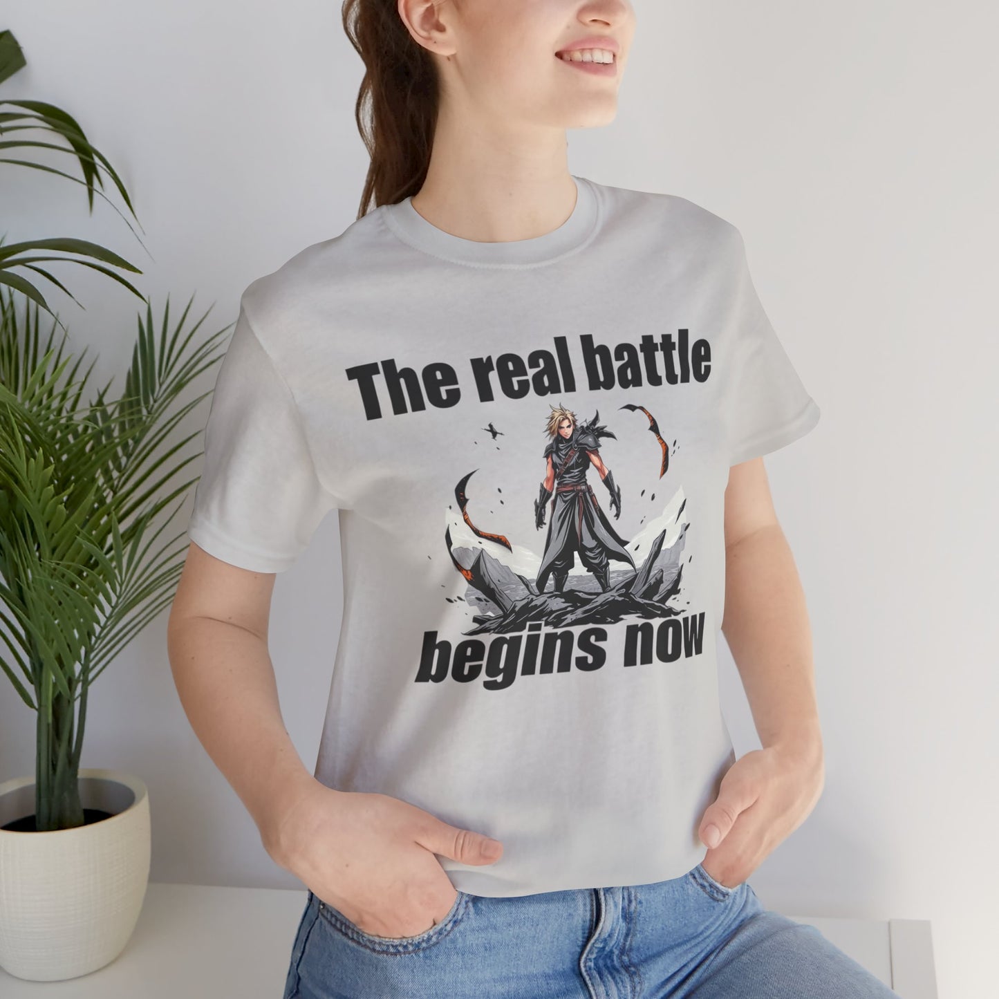 Comic style Now the real battle tee
