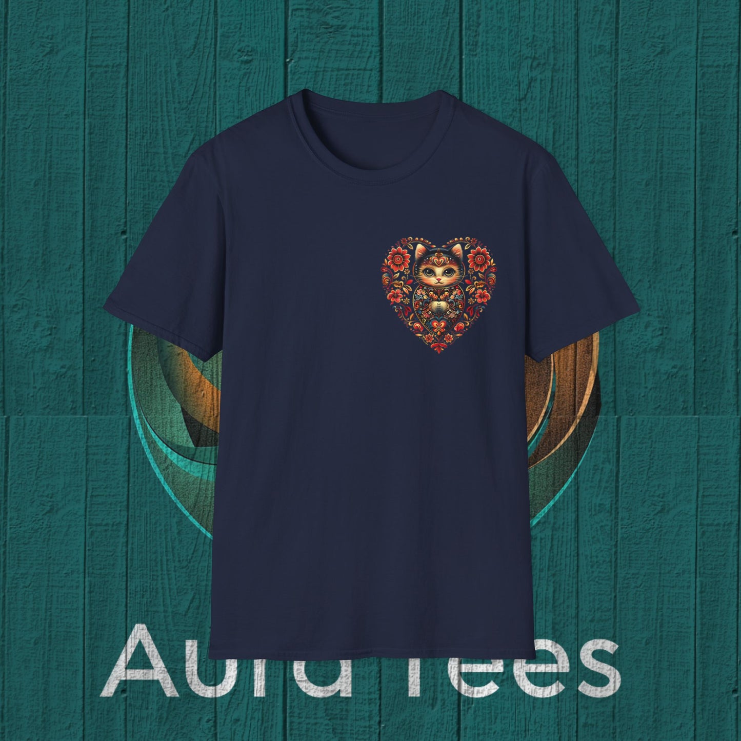 pocket kitty nesting doll tee